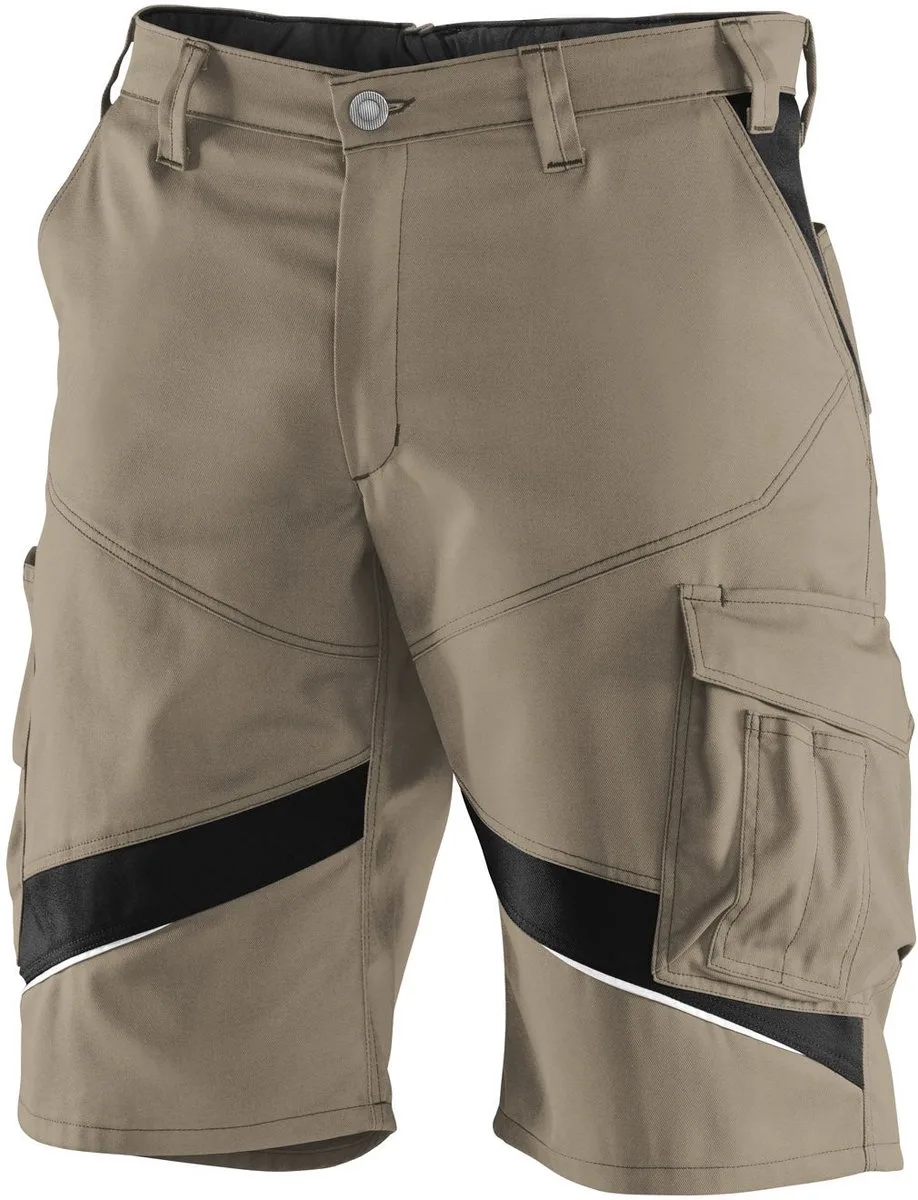 ACTIVIQ 24505365 Korte Werkbroek HEREN Werkshort Zandbruin Zwart de Kübler, Beige – image du produit