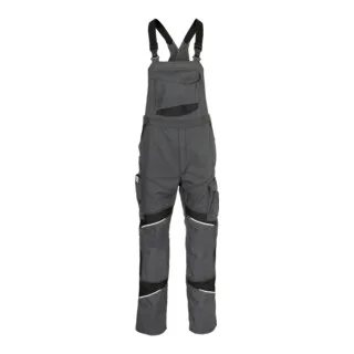 ACTIVIQ cotton+ Latzhose anthrazit/schwarz von Kübler, 48 – Produktbild