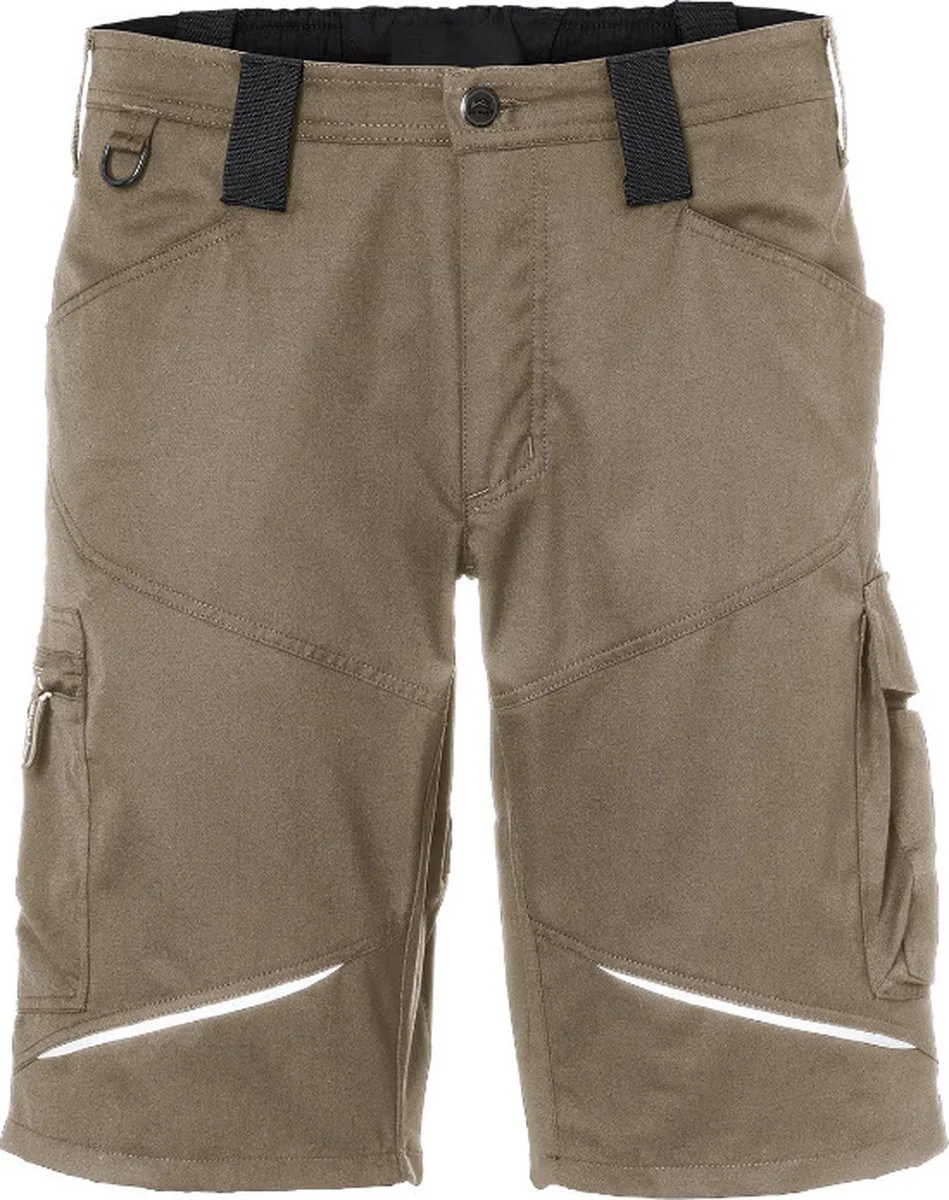 Activiq korte Stretch werkbroek 2950 - Beige | Zwart von Kübler, Beige, Schwarz, 62 – Produktbild