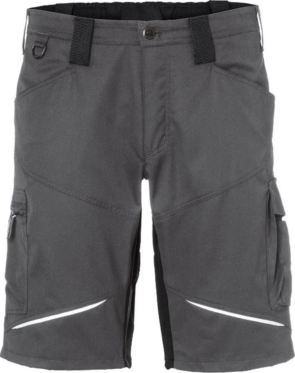 Activiq korte Stretch werkbroek 2950 - Grijs | Zwart de Kübler, Gris, Noir, 62 – image du produit