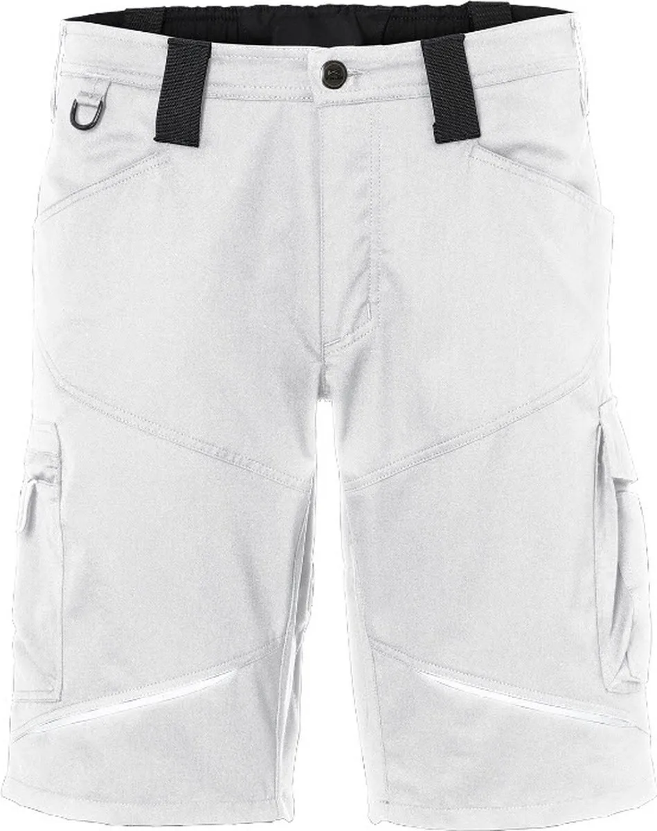 Activiq korte Stretch werkbroek 2950 - Wit | Grijs by Kübler, White, Grey, 62 – product image