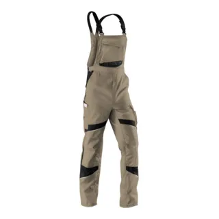 Activiq Latzhose 3250 sandbraun/schwarz von Kübler, 42 – Produktbild