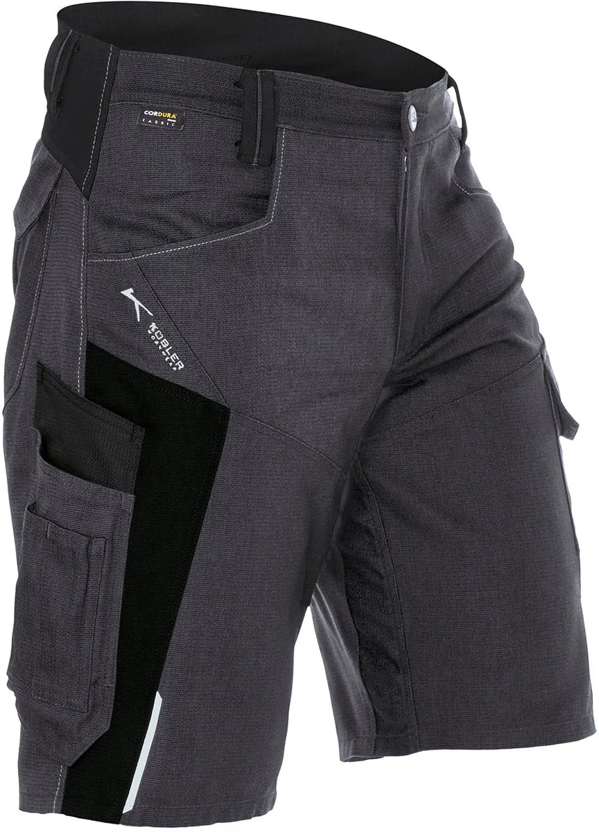 BODYFORCE 24255302 Korte Werkbroek HEREN Werkshort Antraciet Zwart - Stretch de Kübler, Gris – image du produit
