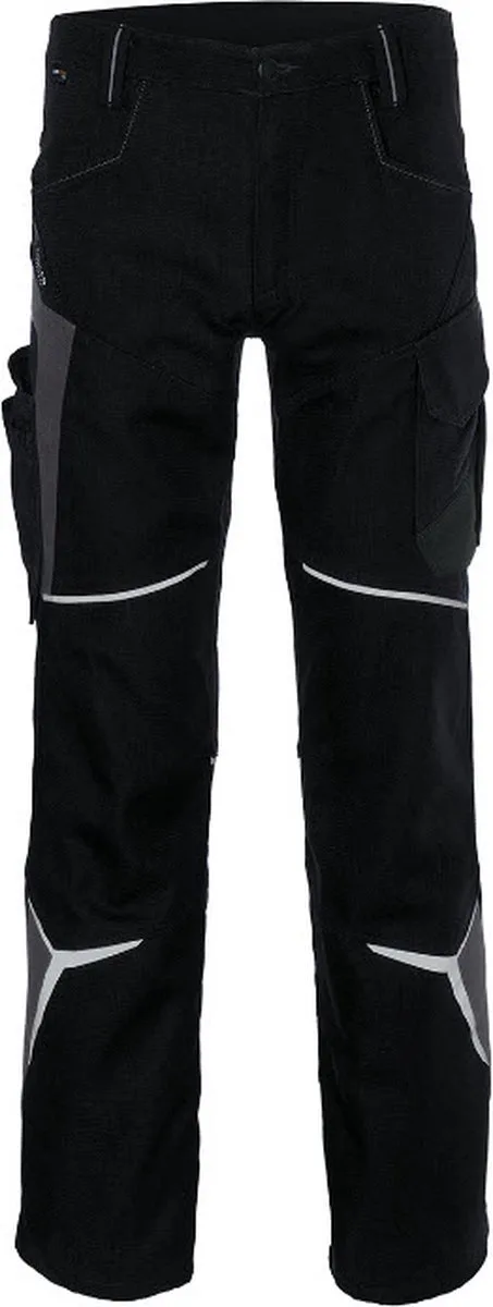Bodyforce werkbroek 2225 - Zwart | Grijs von Kübler, Schwarz, Grau, 58 – Produktbild