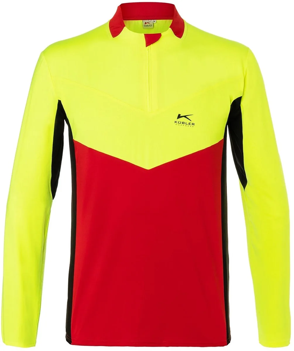 FOREST 50496242 Hi Vis Reflecterend Lange mouw Werk T-shirt HEREN Geel - Stretch - Ademend - 170 g/m² von Kübler, Rot – Produktbild