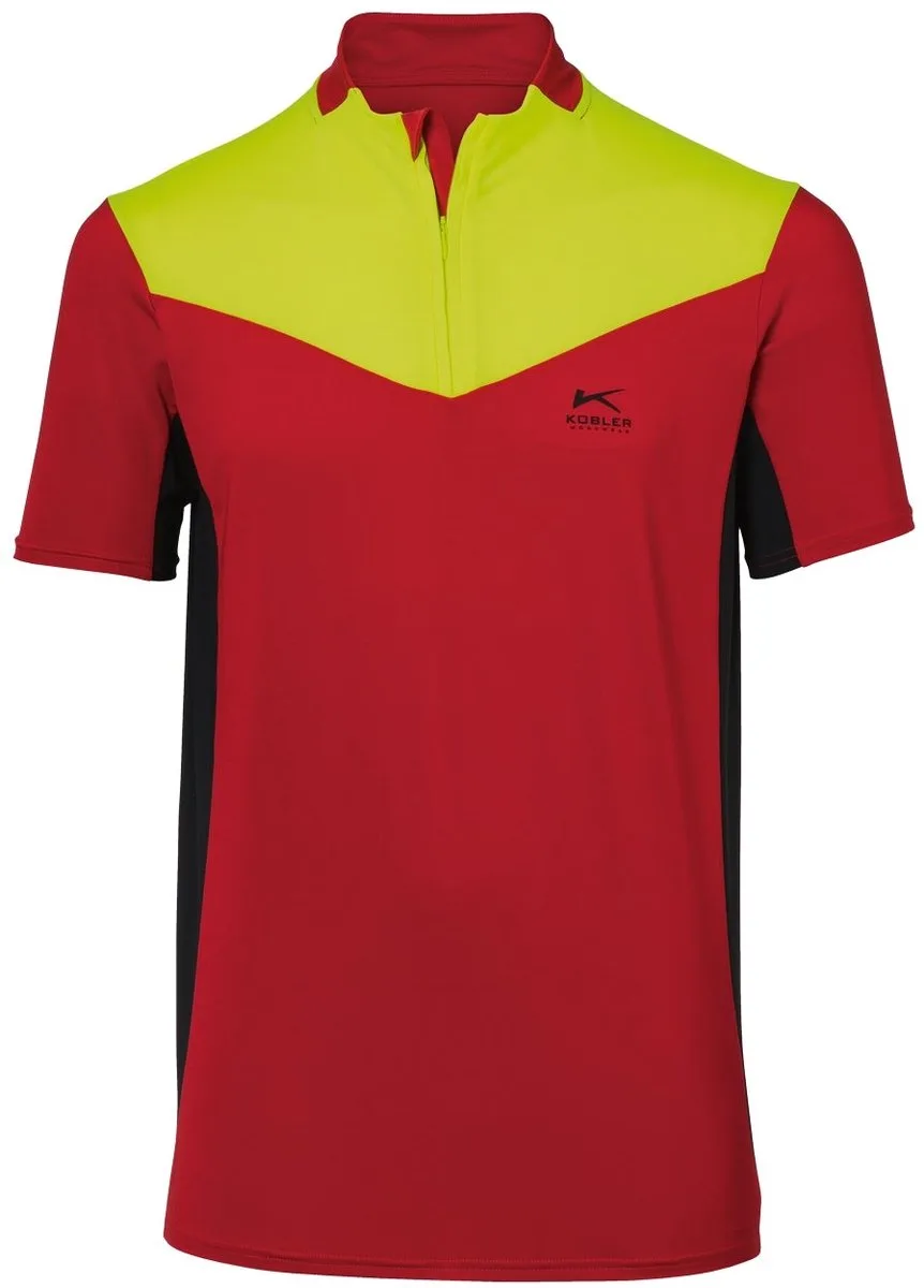 FOREST 50506242 Korte mouw Werk T-shirt HEREN Waarschuwingsgeel - Stretch - Ademend - 170 g/m² van Kübler, Rood – productafbeelding