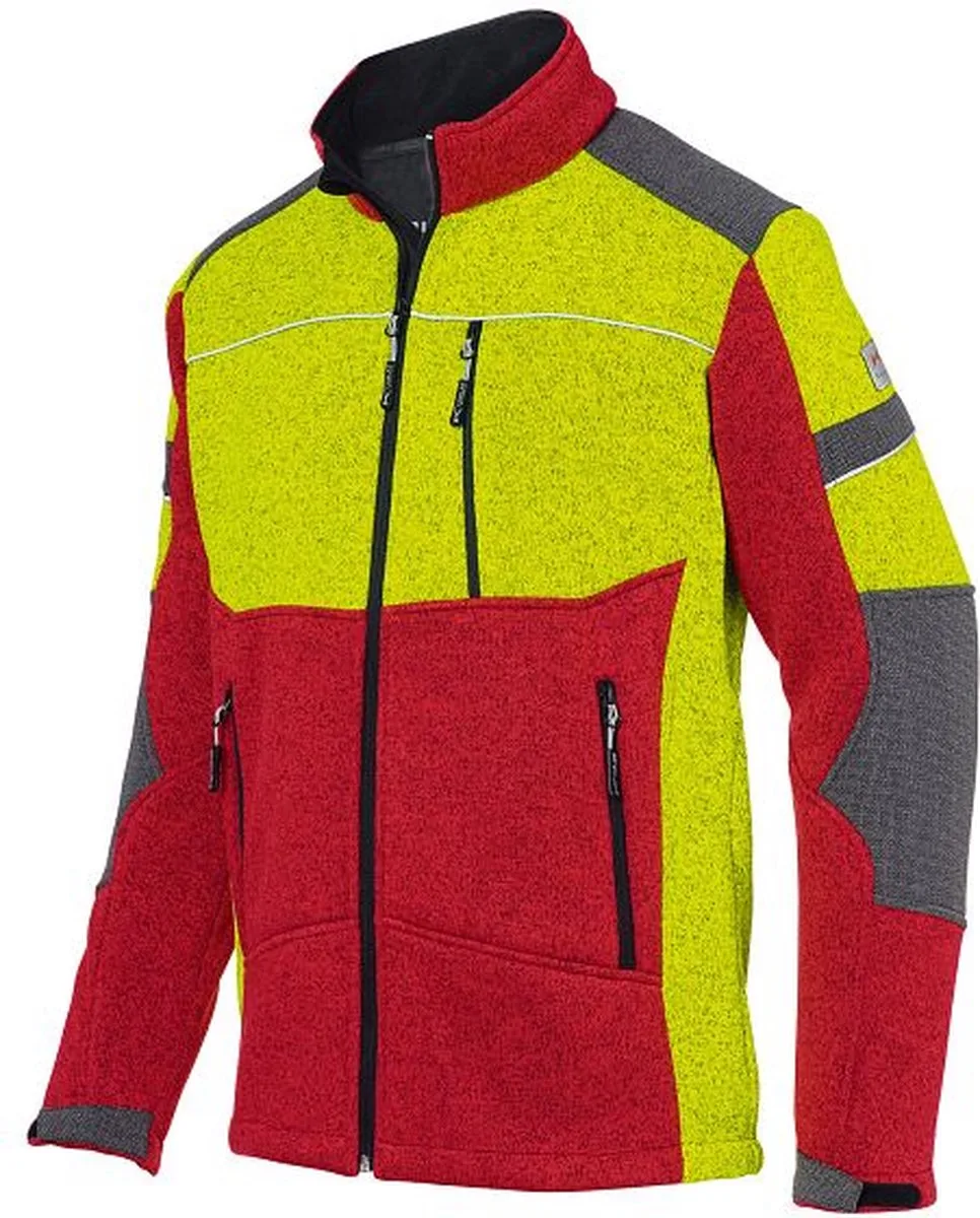 FOREST Vest - Rood/Geel - (1650 7327-5635-XS) van Kübler, Rood, XS – productafbeelding