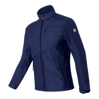 Hybrid Softshell Jacke dunkelblau van Kübler, 3XL – productafbeelding