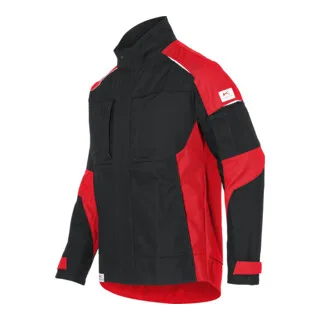Jacke ACTIVIQ cotton+ schwarz/mittelrot de Kübler, 3XL – image du produit