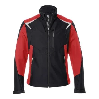 Jacke Ultrashell BODYFORCE schwarz/mittelrot Form 1625 van Kübler, XXL – productafbeelding