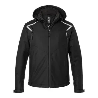 Jacke Winter Softshell BODYFORCE schwarz Form 1325 von Kübler, XL – Produktbild
