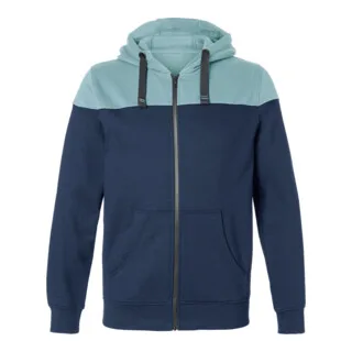 Kapuzen-Sweatjacke dunkelblau/eisblau de Kübler, XXL – image du produit