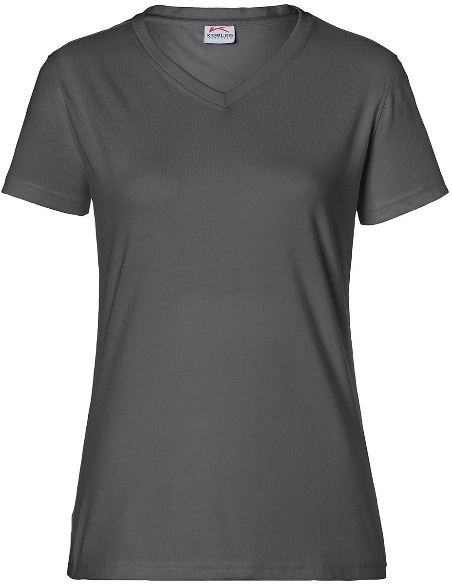 KÜBLER 50246238 Korte mouw Werk T-shirt DAMES Antraciet - Krasvrij - 160 g/m² de Kübler, Gris – image du produit
