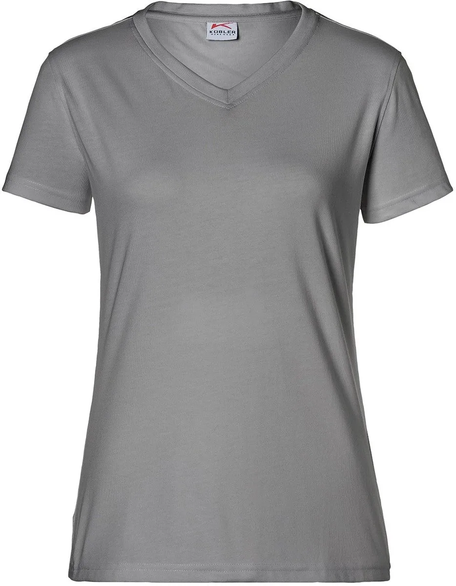 KÜBLER 50246238 Korte mouw Werk T-shirt DAMES Middengrijs - Krasvrij - OEKO TEX - 160 g/m² de Kübler, Gris – image du produit