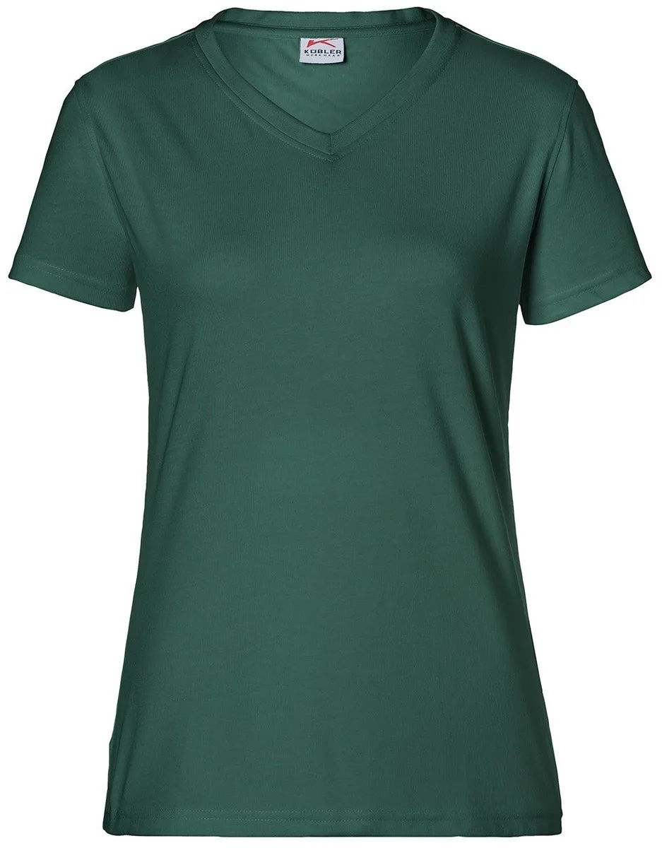 KÜBLER 50246238 Korte mouw Werk T-shirt DAMES Mosgroen - Krasvrij - OEKO TEX - 160 g/m² van Kübler, Groen – productafbeelding