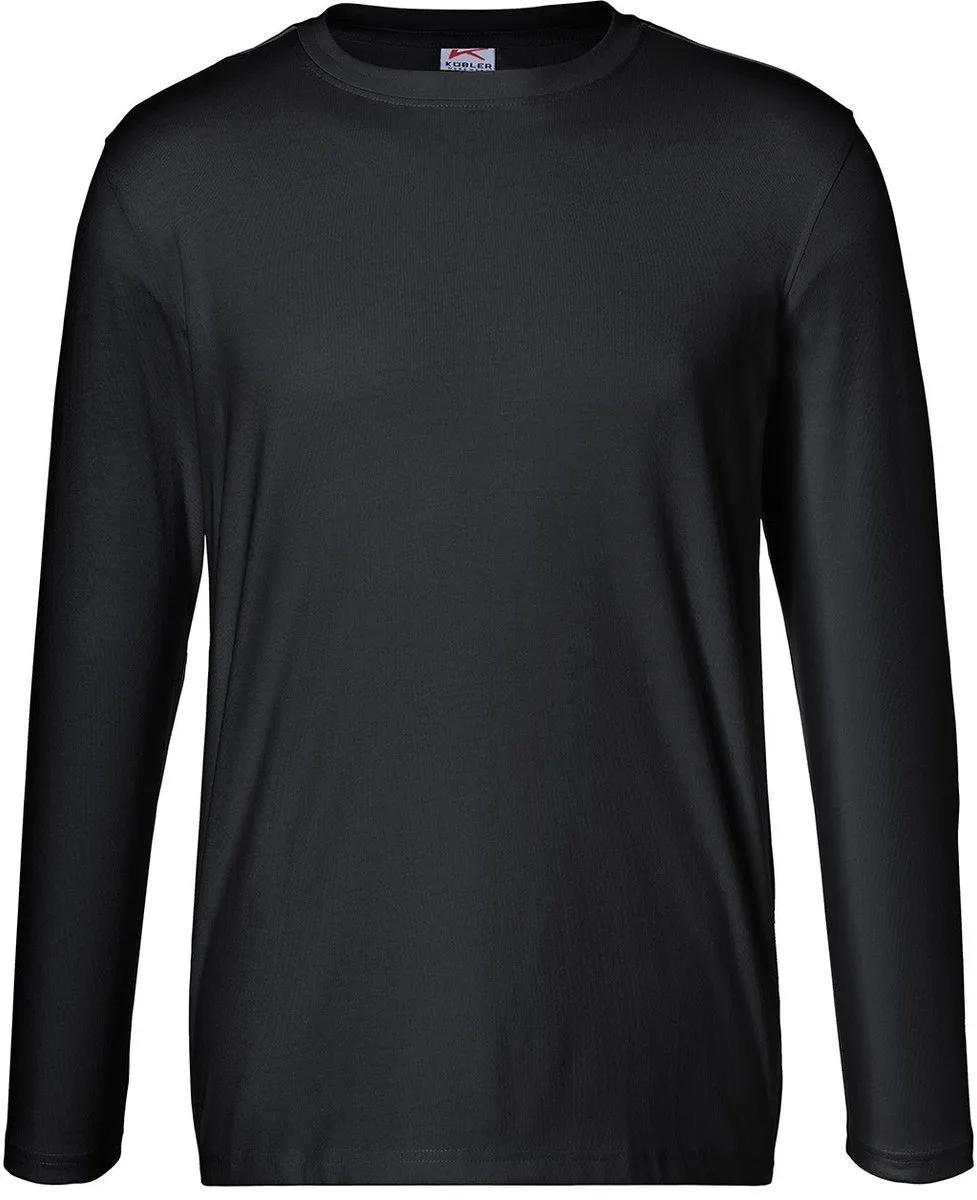 KUBLER 50256240 Lange mouw Werk T-shirt HEREN - Krasvrij - OEKO TEX - 190 g/m² von Kübler, Schwarz – Produktbild