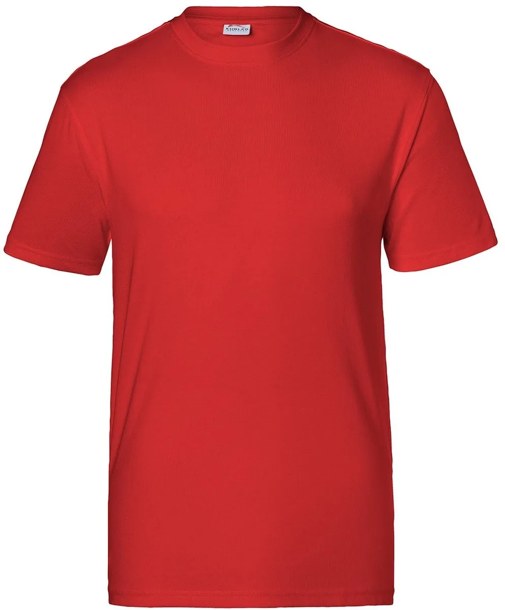 KÜBLER 51246238 Korte mouw Werk T-shirt HEREN Middelrood - Krasvrij - Oeko Tex - 160 g/m² de Kübler, Rouge – image du produit