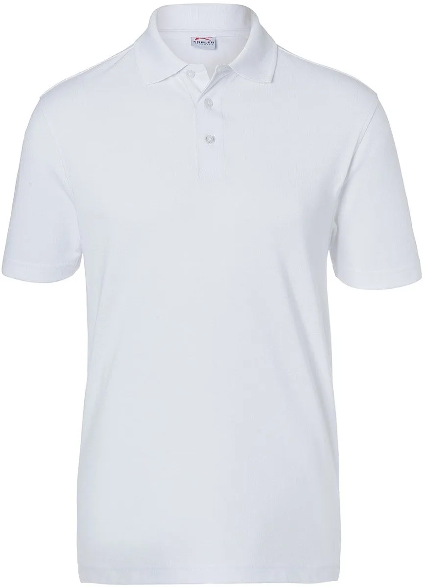 KUBLER 51266239 Korte Mouw Werkpolo HEREN - 200 g/m² - Oeko Tex Gecertificeerd by Kübler, White – product image