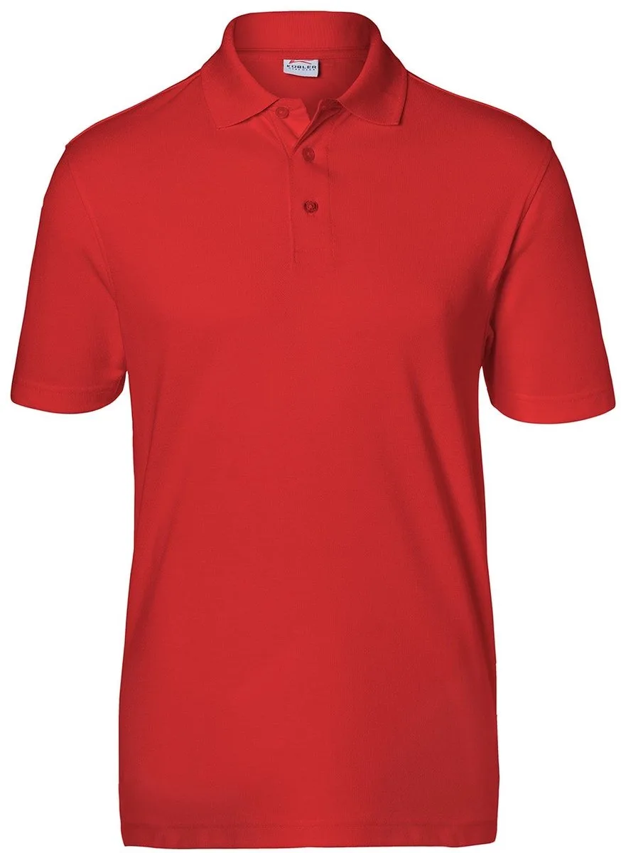 KÜBLER 51266239 Korte mouw Werkpolo HEREN Middelrood - 200 g/m² - Oeko Tex de Kübler, Rouge – image du produit