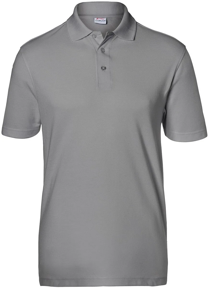 KÜBLER 51266239 Korte mouw Werkpolo HEREN Middengrijs - Oeko Tex - 200 g/m² von Kübler, Grau – Produktbild