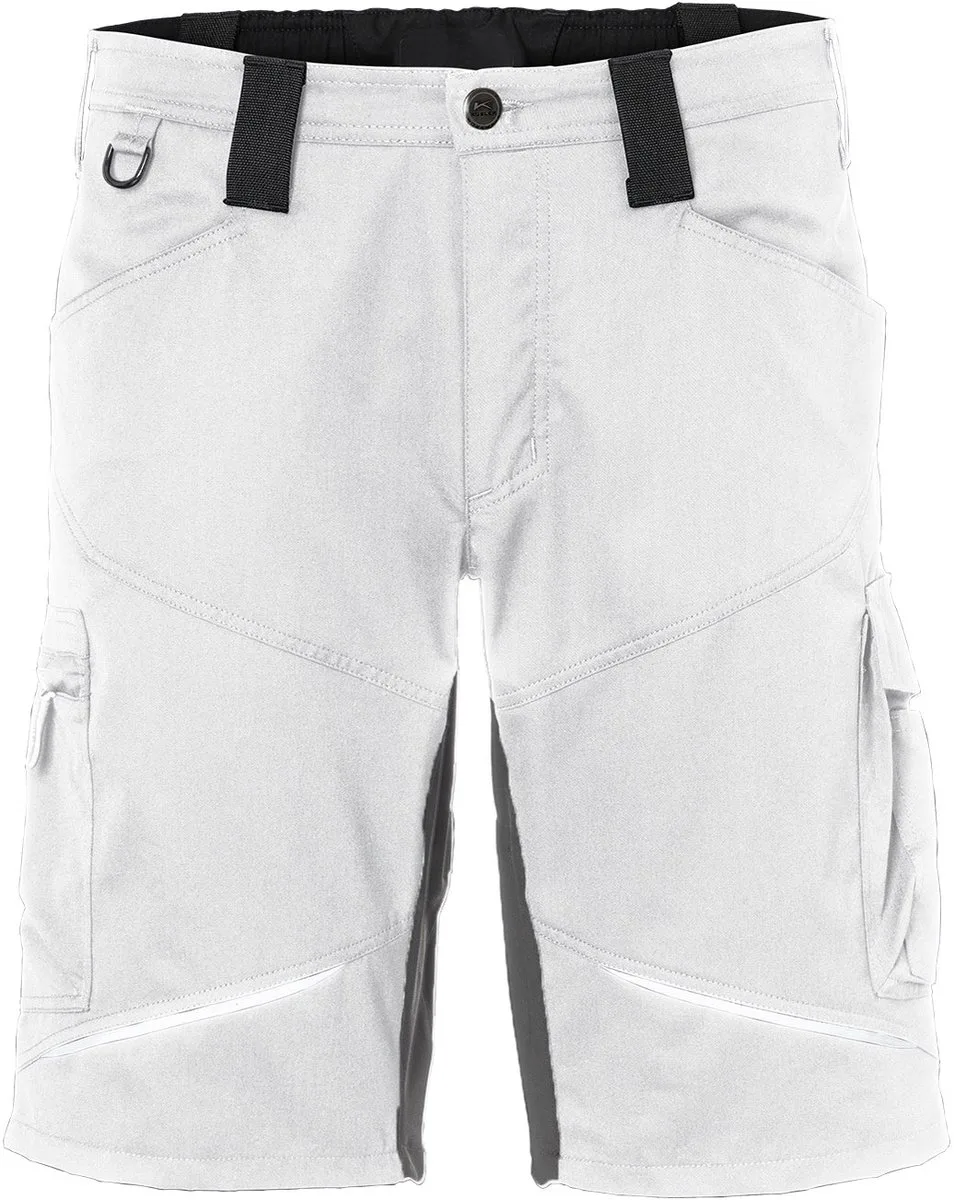 KUBLER ACTIVIQ 29505231 Schilders Korte Werkbroek HEREN Werkshort Antraciet - Stretch by Kübler, White – product image