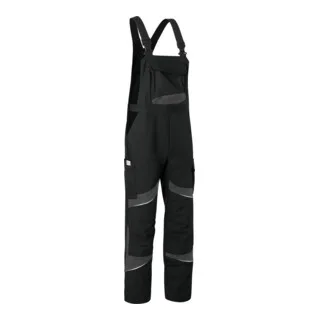 Latzhose ACTIVIQ cotton+ HIGH PSA 2 schwarz/anthrazit von Kübler, 48 – Produktbild