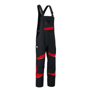 Latzhose ACTIVIQ cotton+ HIGH PSA 2 schwarz/mittelrot de Kübler, 48 – image du produit