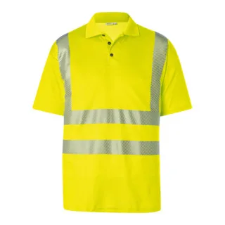Polo REFLECTIQ PSA 2 warngelb Form 5042 de Kübler, XXL – image du produit