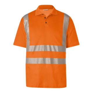Polo REFLECTIQ PSA 2 warnorange Form 5142 de Kübler, S – image du produit