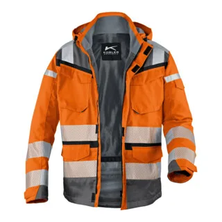 PSA Reflectiq Jacke 1307 warnorange/anthrazit fra Kübler, XL – produktbillede