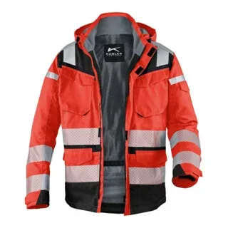PSA Reflectiq Jacke 1307 warnrot/schwarz van Kübler, XXL – productafbeelding