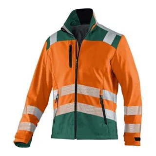 PSA Reflectiq Jacke 1507 warnorange/moosgrün von Kübler, XL – Produktbild