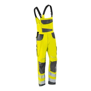 PSA Reflectiq Latzhose 3207 warngelb/anthrazit de Kübler, 46 – image du produit
