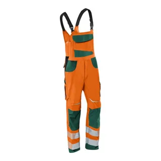 PSA Reflectiq Latzhose 3207 warnorange/moosgrün de Kübler, 46 – image du produit