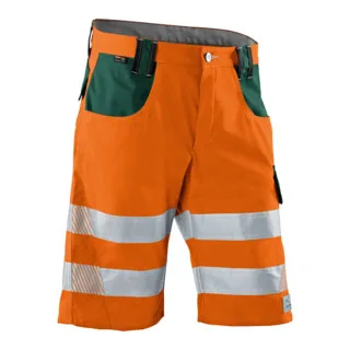 PSA Reflectiq Shorts 2307 warnorange/moosgrün van Kübler, 48 – productafbeelding