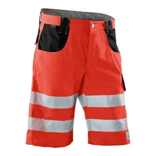 PSA Reflectiq Shorts 2307 warnrot/schwarz von Kübler, 48 – Produktbild