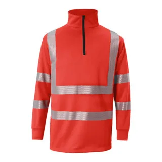 REFLECTIQ Zip-Sweater PSA 2 warnrot de Kübler, XXL – image du produit