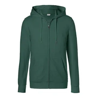 Shirts Kapuzen-Sweatjacke moosgrün von Kübler, XL – Produktbild