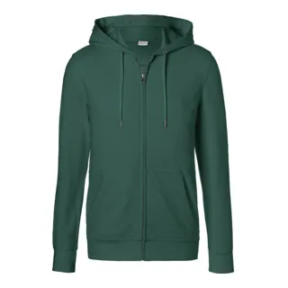 Shirts Kapuzen-Sweatjacke moosgrün fra Kübler, XXL – produktbillede