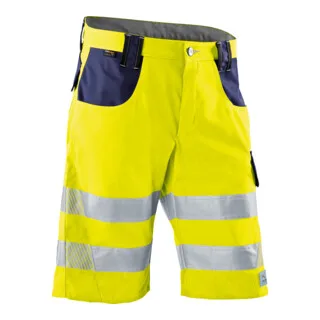 Shorts REFLECTIQ PSA 2 warngelb/dunkelblau Form 2307 by Kübler, 46 – product image