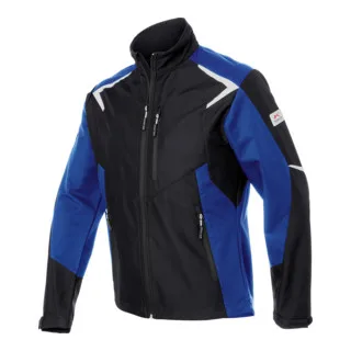 Softshell Jacke BODYFORCE schwarz/kbl.blau Form 1425 de Kübler, 3XL – image du produit