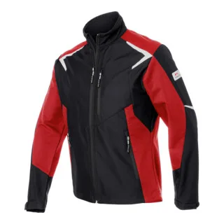 Softshell Jacke BODYFORCE schwarz/mittelrot Form 1425 de Kübler, 3XL – image du produit