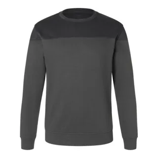 Sweatshirt dunkelgrau/schwarz van Kübler, 3XL – productafbeelding