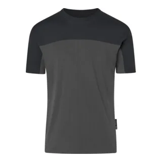 T-Shirt dunkelgrau/schwarz fra Kübler, XXL – produktbillede