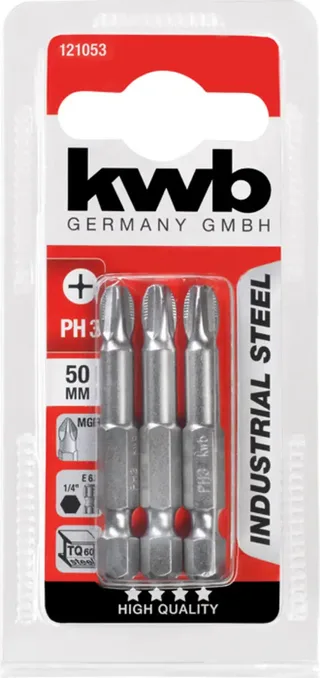 3 SCHROEFBITS 50 MM PH 3 KAART by KWB – product image 3 of 3