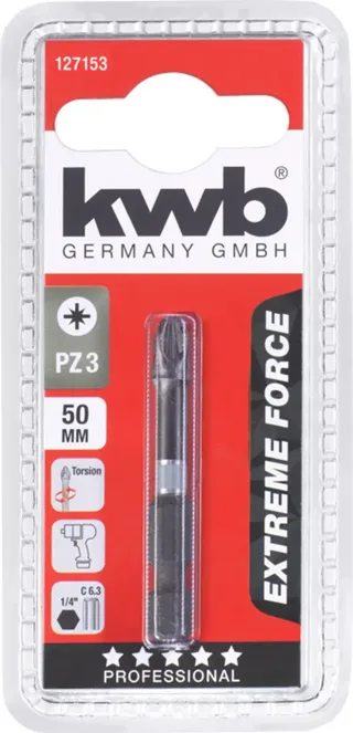Bit - Extreme force - Pz3 - 50mm by KWB – product image 3 of 3