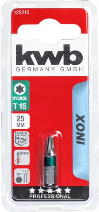 Bit Torx 15- 25 mm INOX by KWB – product image 3 of 3