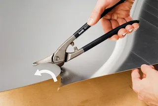 blikschaar / plaatschaar - 260 mm - Rechtssnijdend - Plaatwerk tot 1.5 mm - 407700 de KWB – image du produit 2 sur 3