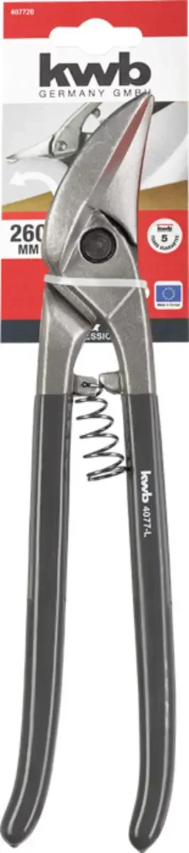 blikschaar / plaatschaar - 260 mm - Rechtssnijdend - Plaatwerk tot 1.5 mm - 407700 de KWB – image du produit 3 sur 3