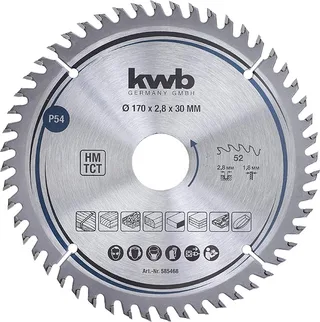 Cirkelzaagblad P54 – 170x30mm (52 tanden) von KWB – Produktbild 1 von 2